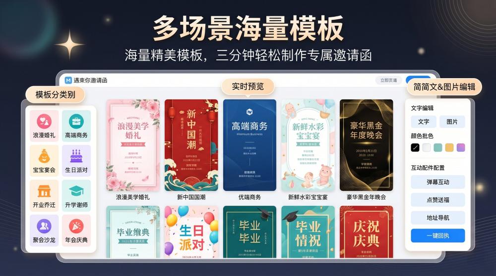 保姆级请柬制作攻略✅小白零经验也能照搬，3分钟出片不踩坑